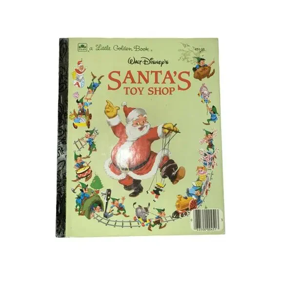 Vintage A Little Golden Book Walt Disney’s Santa’s Toy Shop 451-08 #6526 - Picture 1 of 3